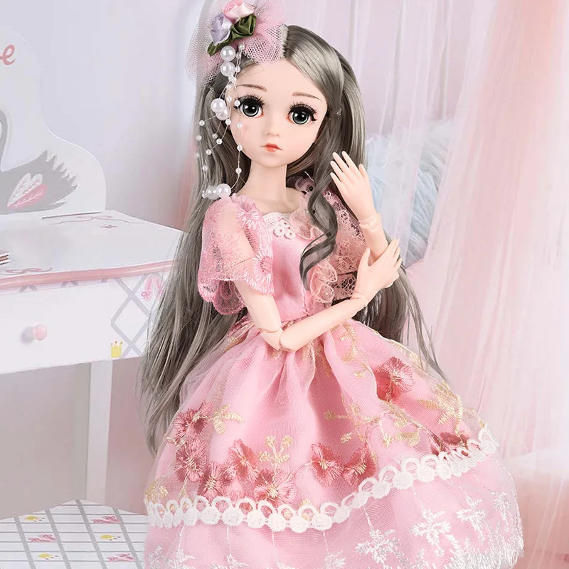 

Doll Bei Ling Barbie Single Girl Bjd Simulation Princess Joint 45 Cm Children's Toy Birthday Gift Holiday Gift