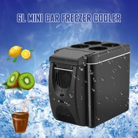 12v refrigerator freezer heater 6l mini car freezer cooler warmer electric fridge portable icebox travel refrigerator