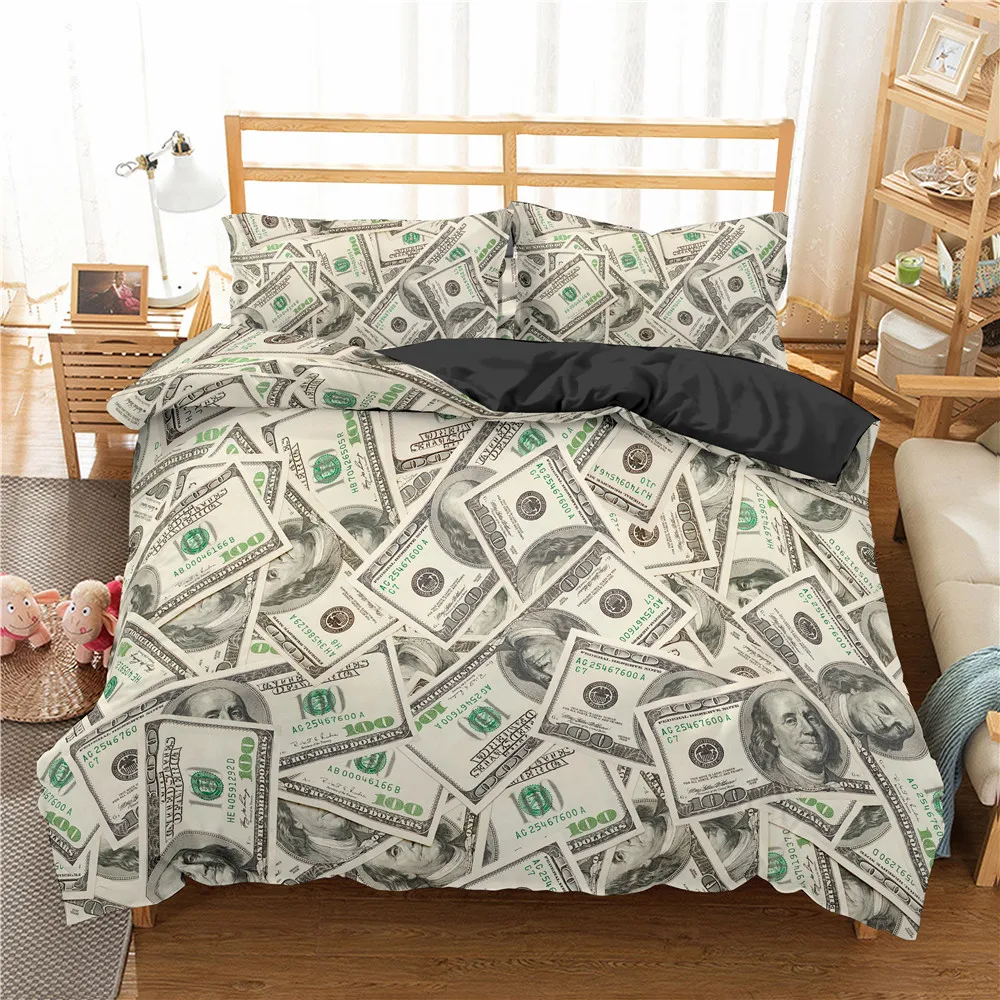 2021 череп Постельное белье романтическая любовь сердце постельное Queen King Размеры