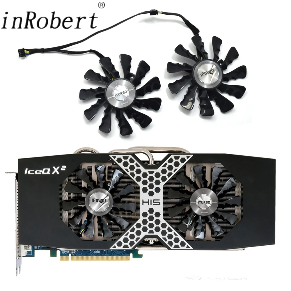 Новый Кулер GPU VGA для его видеокарты R9 270/280/285/290/7950/7970X FD7010H12D 12 в пост. Тока 0 35 А 85 мм 4