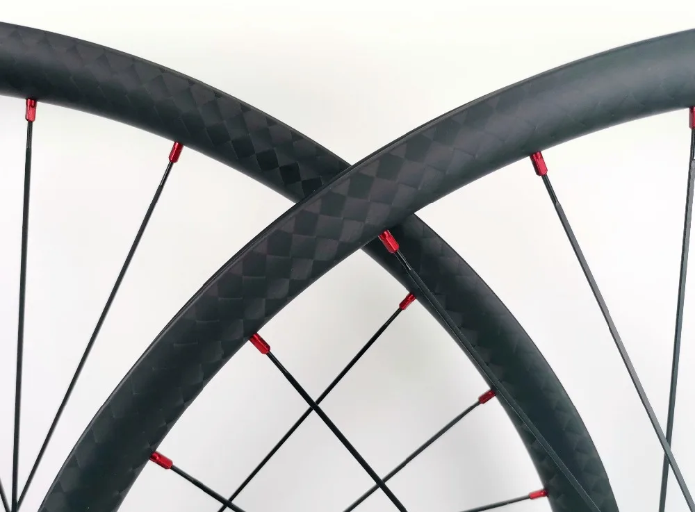 29er горные велосипеды Углеродные колеса 30 мм ширина 24 Глубина бескамерные MTB XC с 12