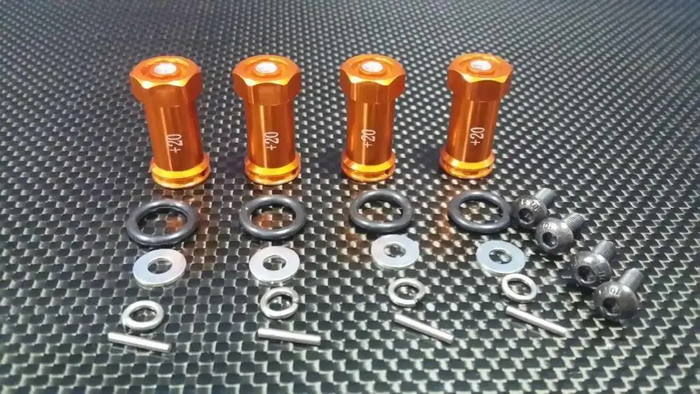 Алюминиевое колесо шестигранный адаптер + 20 мм для 1/16 TRAXXASparts MINI E REVO