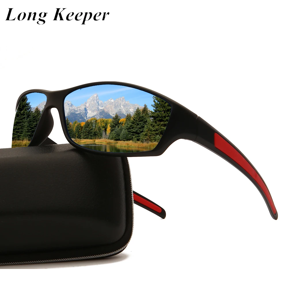 

Солнцезащитные очки поляризационные для мужчин и женщин UV-400, зеркальные, в классической квадратной оправе, для вождения