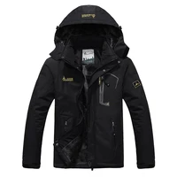 mens ski jacket winter warm fleece jacket outdoor sports windproof waterproof jacket camping hiking skiing snowboarding jacket