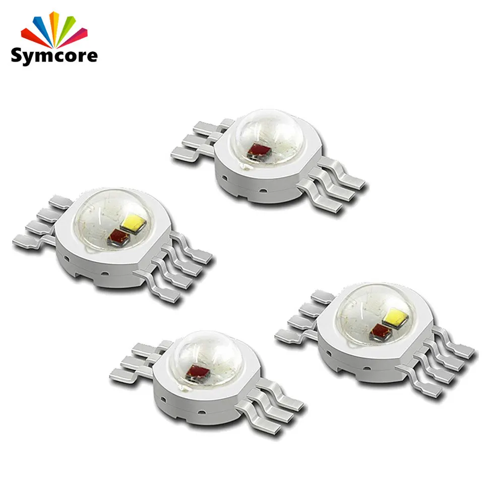 3W 9W 12W 15W 18W RGB RGBW RGBWY RGBWYV High Power LED Chip 4/6/8/10/12 pin Molding Stage Colorful Light Source Beads | Освещение