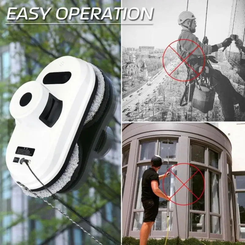 Умный робот-пылесос для мытья окон 3 режима | Дом и сад