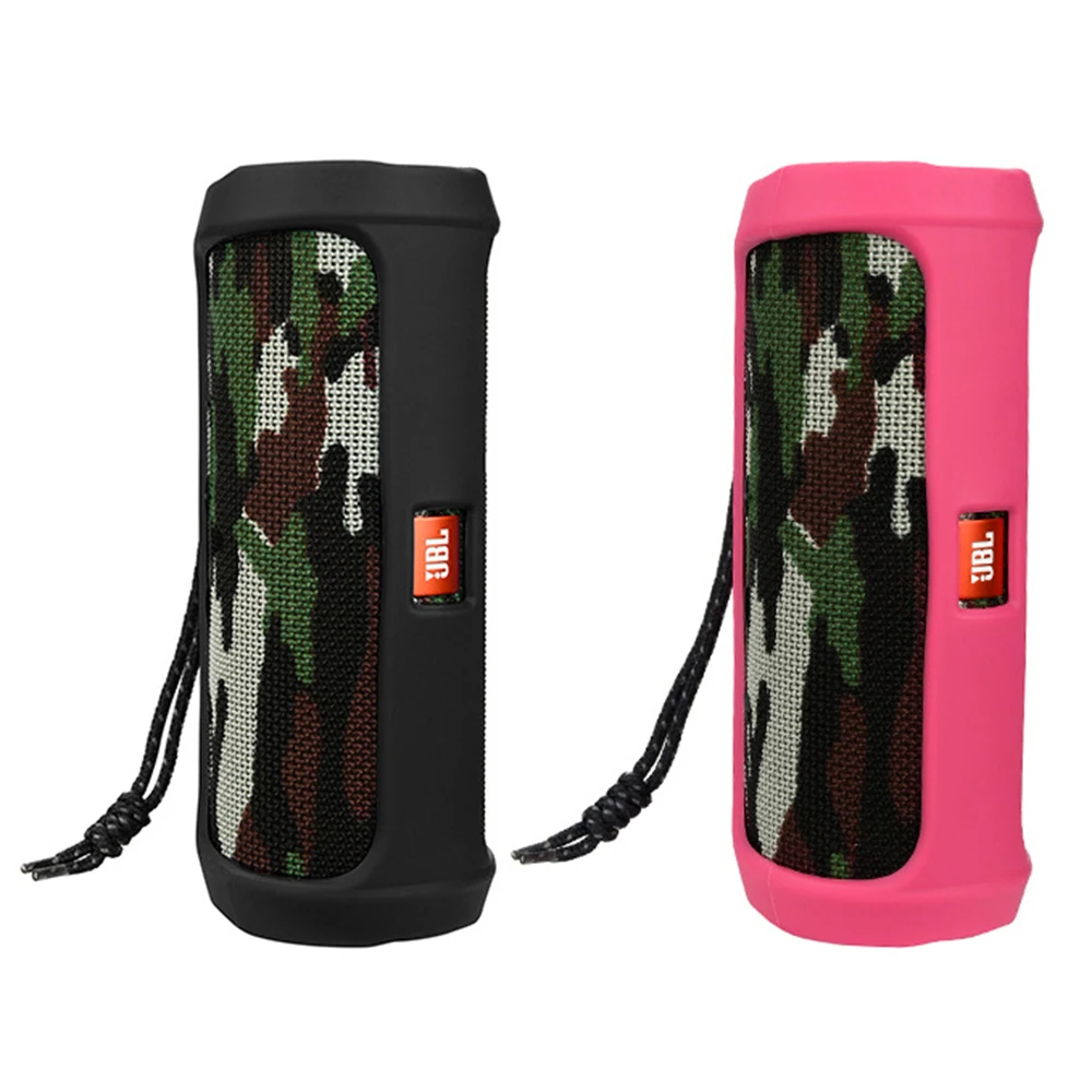 Мягкий силиконовый чехол для JBL Flip4 противоударный водонепроницаемый защитный