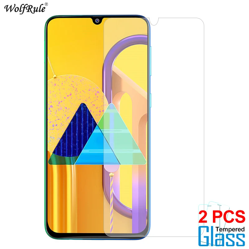 2 шт Стекло для Samsung Galaxy M30S защита экрана закаленное стекло стеклянная Защитная пленка телефона 6