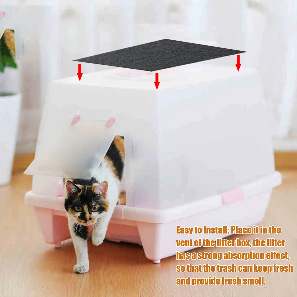 4/6 шт. дезодорирующий фильтр с активированным углем|Лотки и товары для туалета| |