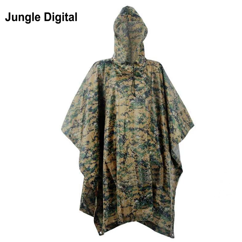 Водонепроницаемый носимое пончо камуфляжный чехол для кемпинга охоты одежда