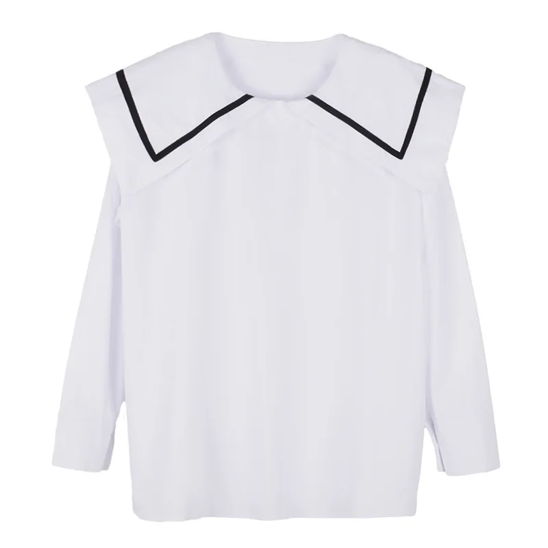 

DEAT 2021 new spring and summer fashion women clothes peter pant collar full sleeves striped pullover shirt WP69200 free size