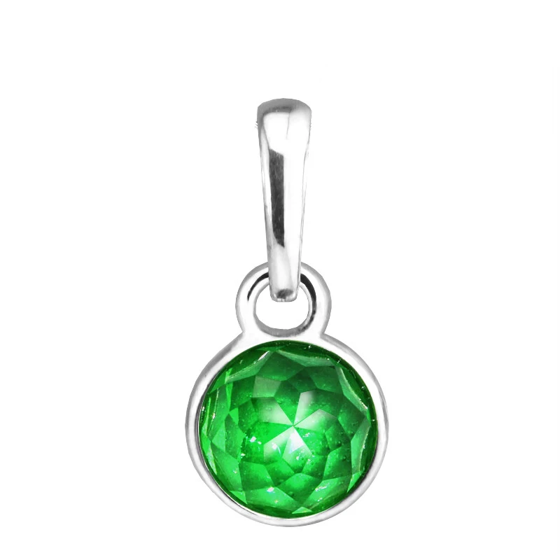 CKK 925 пробы серебро может капли Камнями Серьги Подвески бусины подходят к