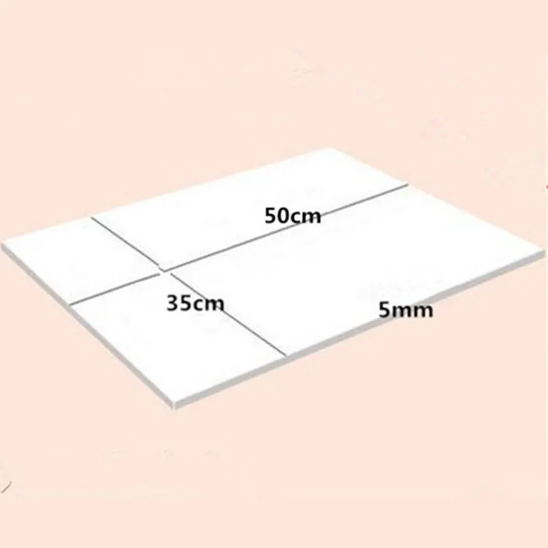 Happyxuan 5 шт. 50*35 см мм EVA пенопластовый материал для косплея белая черная 45 градусов