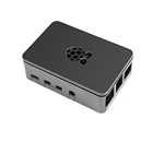 Тонкий чехол для Raspberry Pi 4 ABS, черный прозрачный пластиковый чехол с вентилятором для Raspberry Pi 4, Модель B, 4B