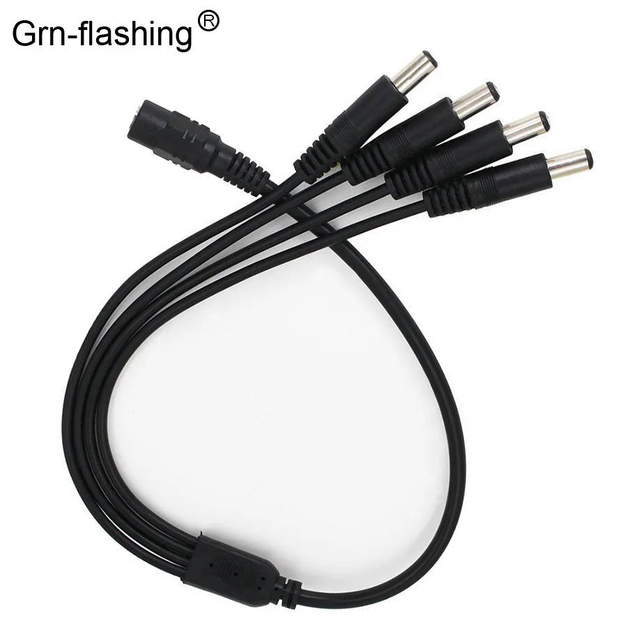 Разветвитель Y образного кабеля питания постоянного тока 1 шт. 5 5x2 мм гнездо от до 4