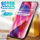 2 предмета в комплекте, Полный Обложка гидрогель пленка для OPPO A54 5G 2021 Экран защита для O PPO 54 54A OPPOA54 6,5 