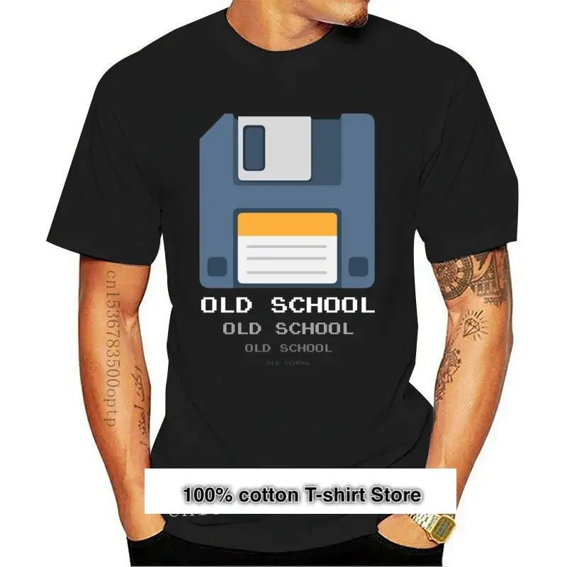

Camiseta para hombre y mujer, camisa de ordenador antiguo, Diskette, Geek, novedad de 2021