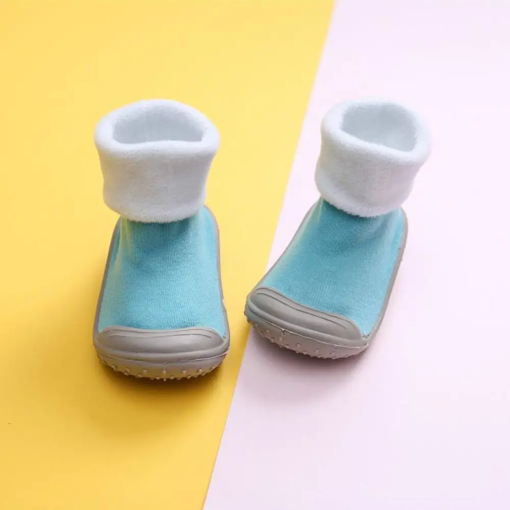 

Нескользящие теплые носки для малышей, 4 размера, 3 цвета