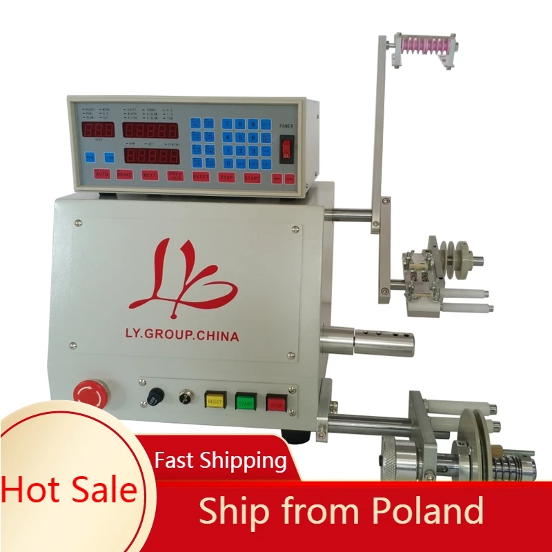 

LY 810 High quality New Computer C Automatic Coil Winder Winding Machine for 0.03-1.2mm wire 220V/110V 400W