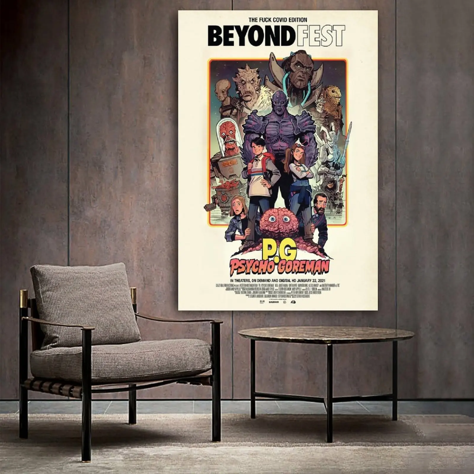 

Psycho Goreman Film Poster Canvas Art Poster and Wall Art Picture Print Modern Family bedroom Decor Posters