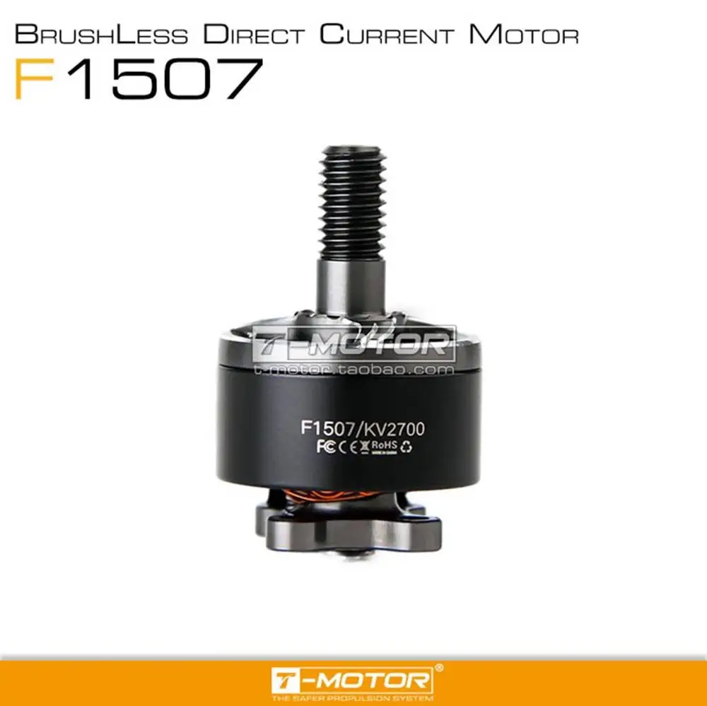 1/4 шт. T-motor Tmotor F1507 Cinewhoops без вала 2700 кв фотоцикл Мини четыре оси FPV гоночный Дрон