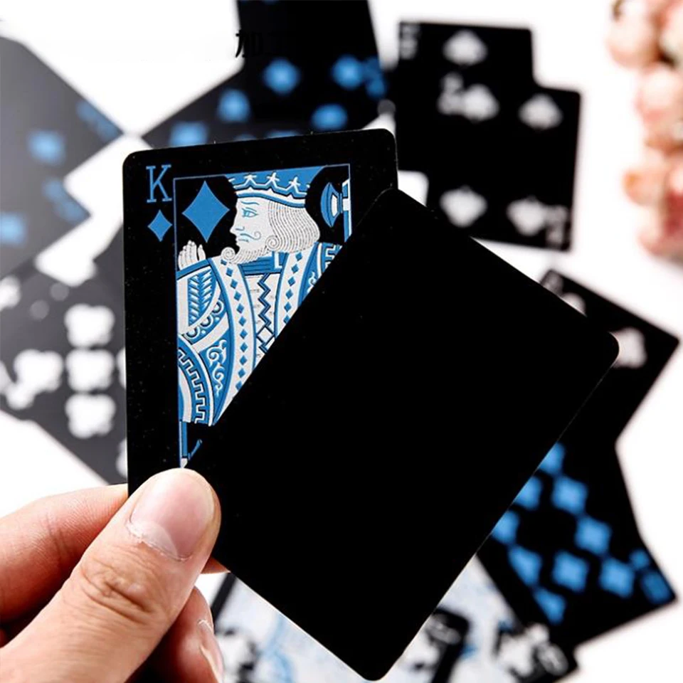 Водонепроницаемые качественные пластиковые ПВХ игральные карты для покера