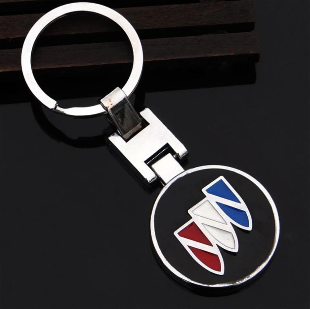 Автомобильный брелок для ключей цепочка 3D металлический нержавеющий BUICK