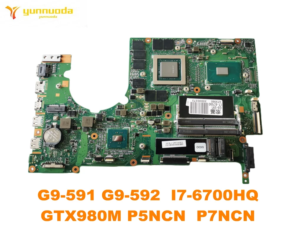 

Оригинальный Для ACER G9-591 G9-592 Материнская плата ноутбука G9-591 G9-592 I7-6700HQ GTX980M P5NCN P7NCN испытанное хорошее Бесплатная доставка