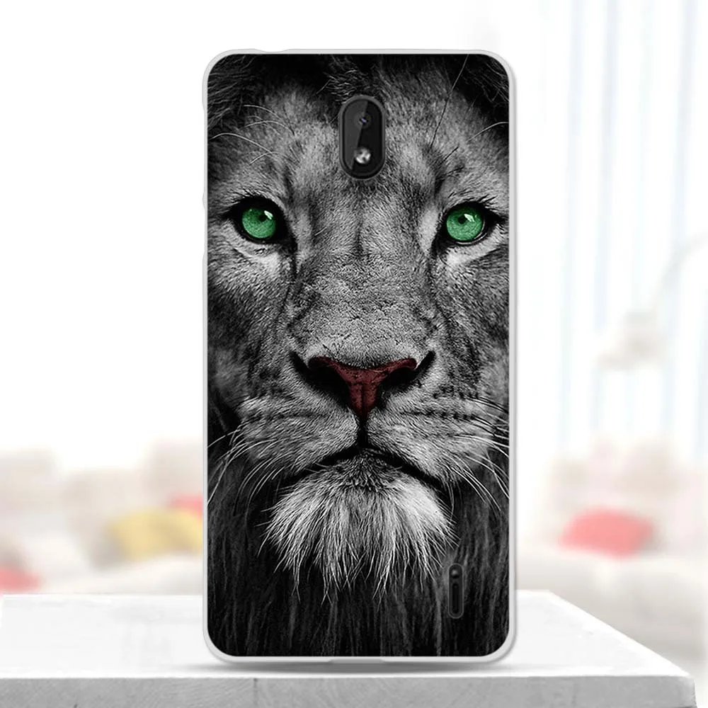 Модный чехол с узором для телефона Nokia 1 Plus Мягкая силиконовая задняя крышка 2019 TA