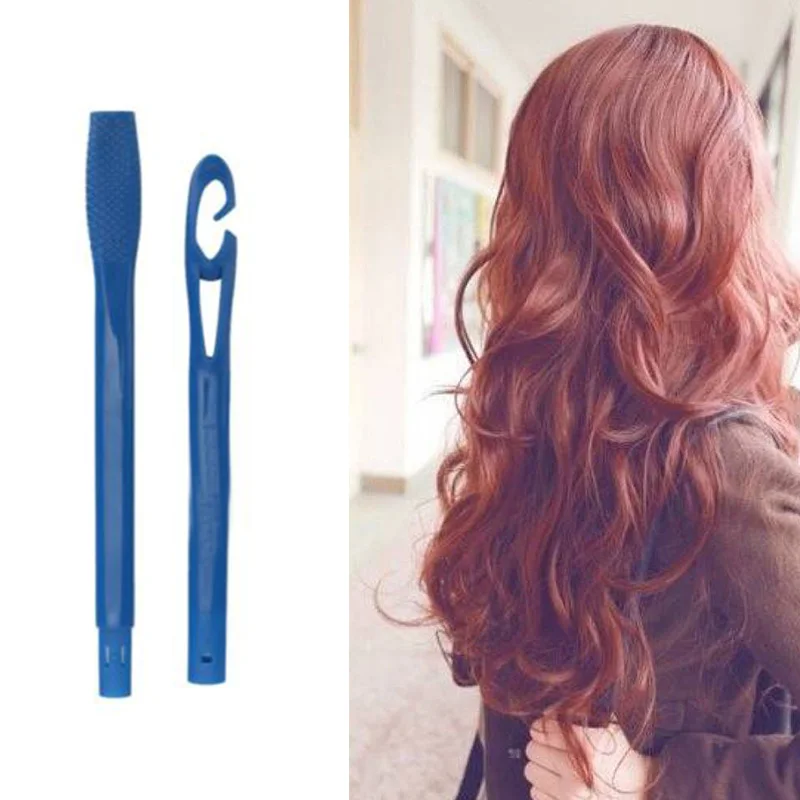 18 шт Пластиковые Длинные Диаметр 2 5 см волшебные бигуди для волос Волшебные