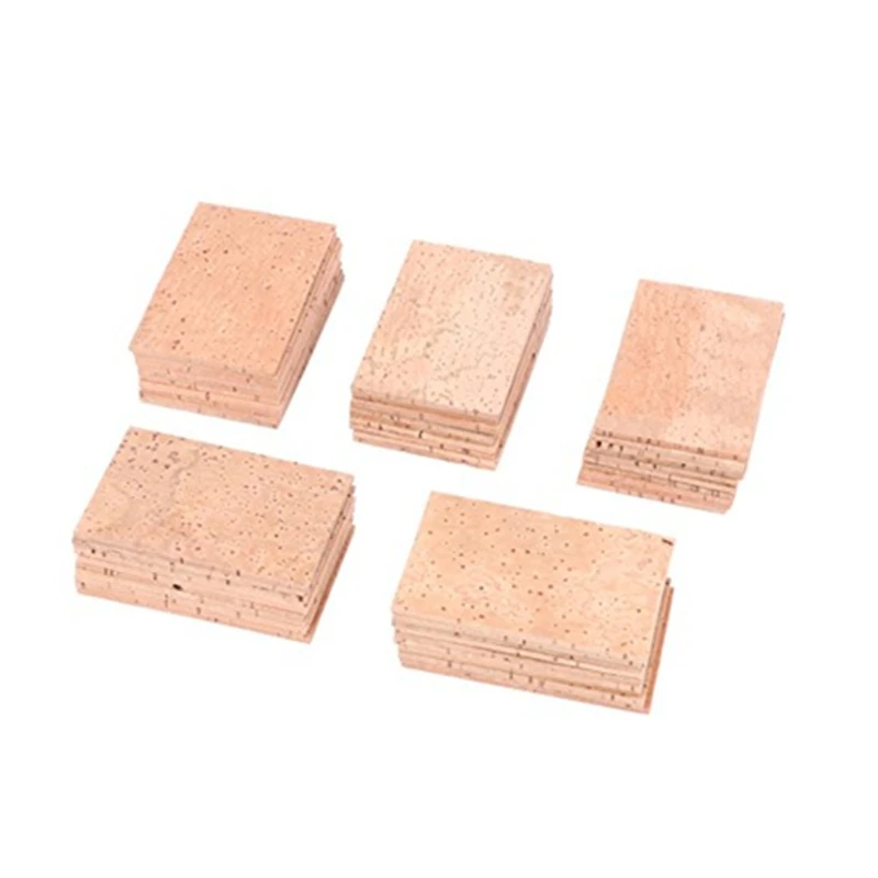 

new 10 Pcs Universal Sax Neck Cork Natural Durable Wooden Alto Saxophone Neck Joint Cork Sheet for Alto/Soprano/Tenor Brass
