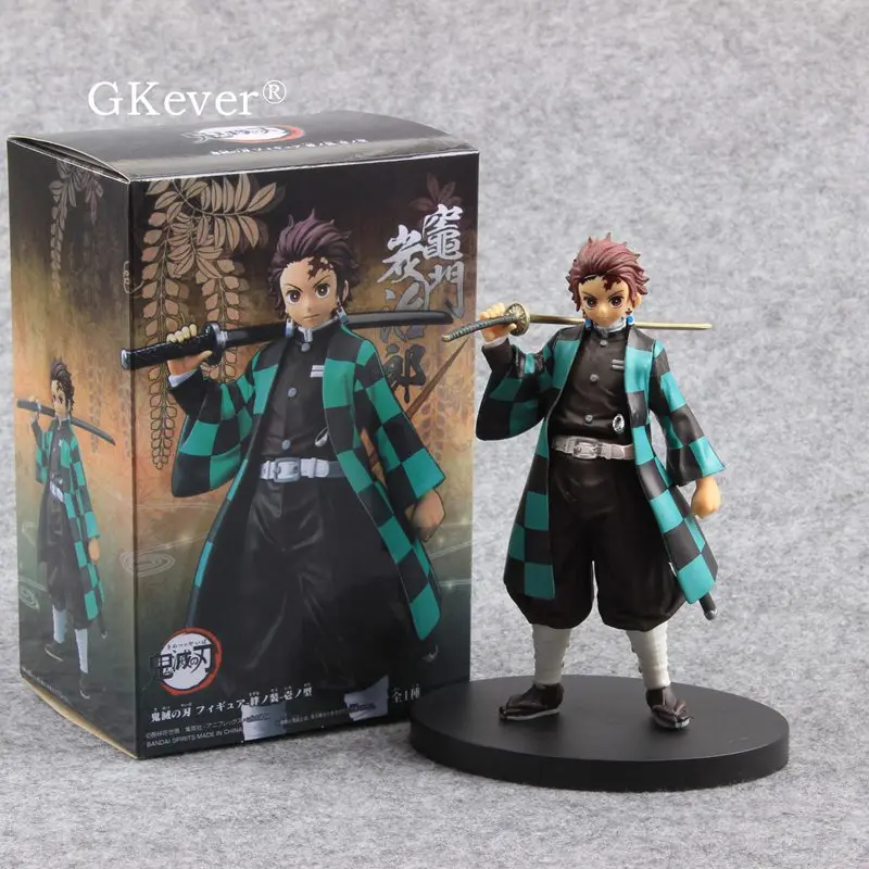 

Demon Slayer Figure Kamado Tanjirou Nezuko Kimetsu no Yaiba Anime Figure PVC Toy Model Dolls 16 cm Gift Toys
