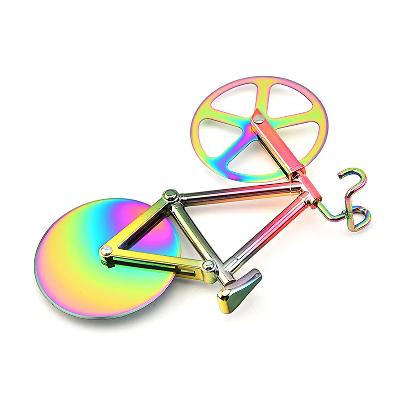 Велосипедный нож для пиццы пластиковый измельчитель из нержавеющей стали в