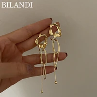 bilandi fashion jewelry metal earrings hip hop style hanging dangle drop earrings for women party gifts