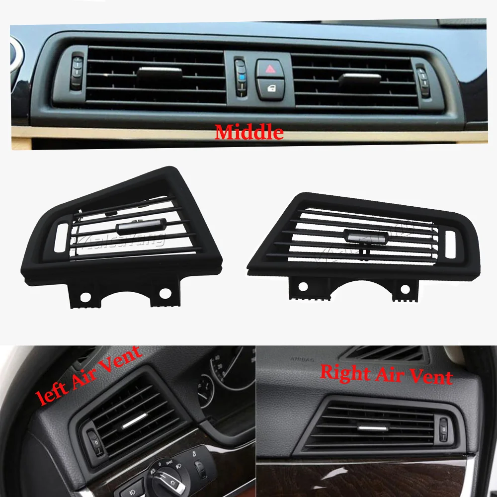 LHD передний ряд ветер левый центральный правый кондиционер вентиляционная