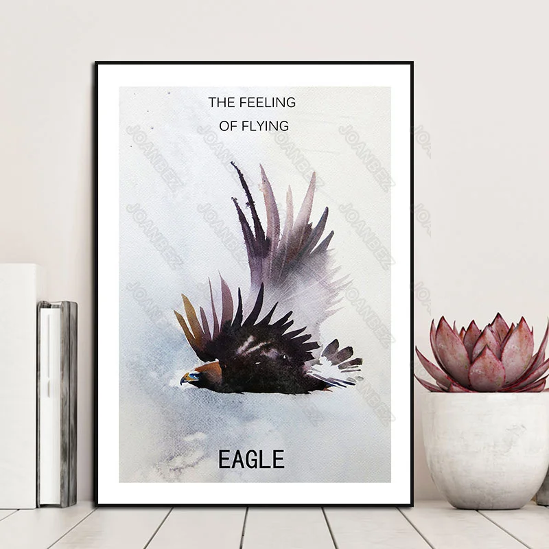 

European Impressionist painted owl pattern living room background color bottom decorative poster wallpaper furniture art