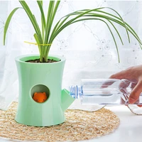 automatic watering lazy flower pot office succulent plant potted garden decoration hydroponic flower pot gardening supplies