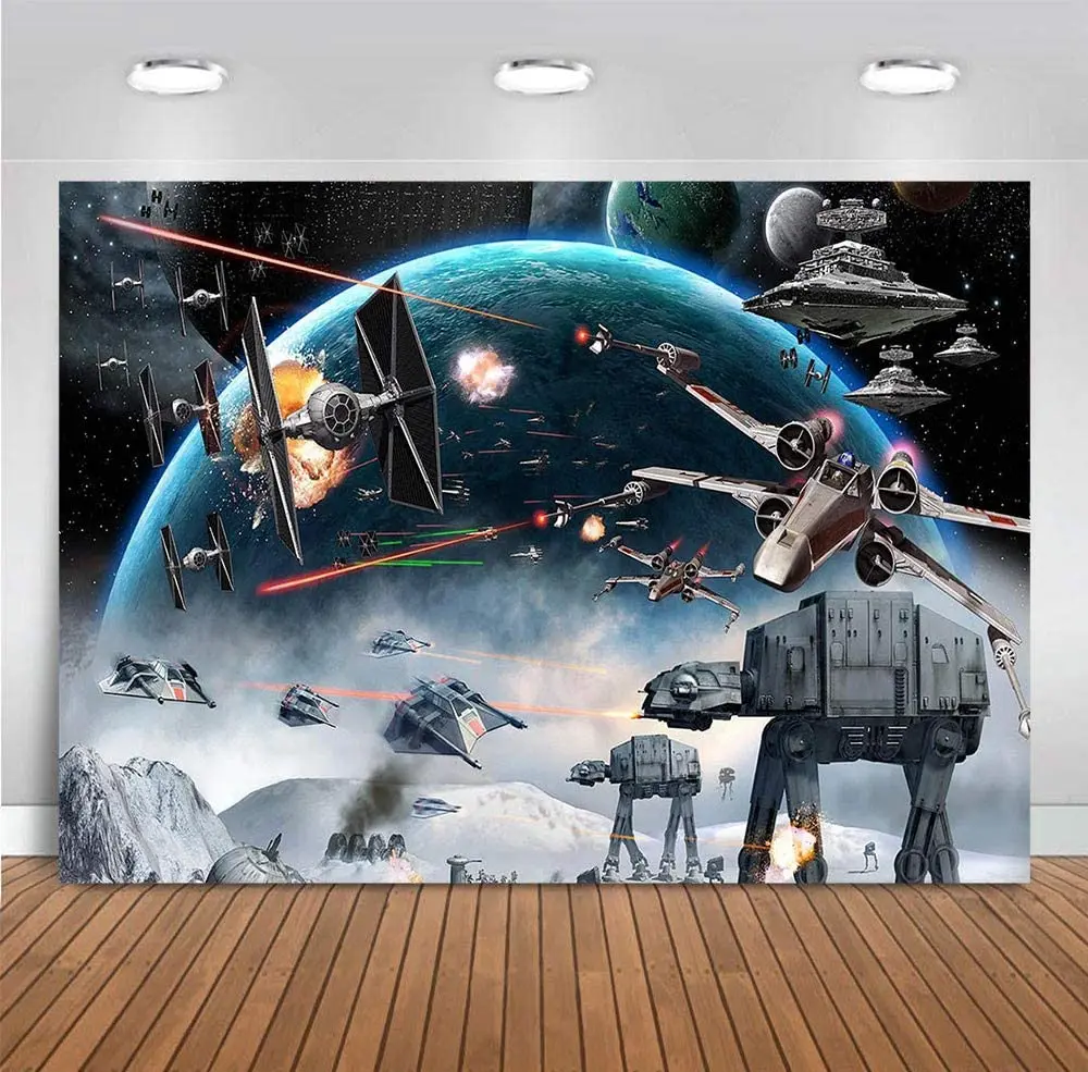 Вселенной Звездных Войн научной фантастики фон для фотосъемки с изображением