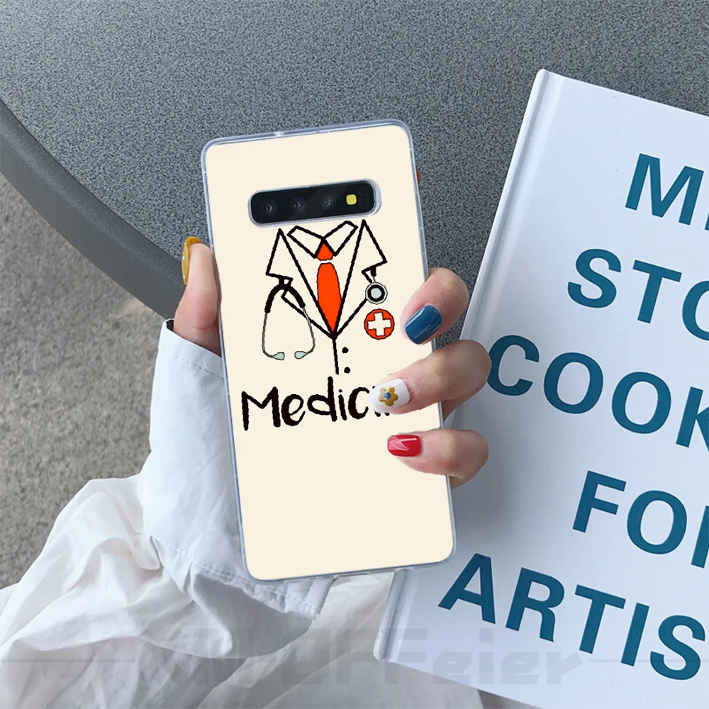 Reayou Медсестра Медицинский медицина здоровье мягкий чехол для телефона с