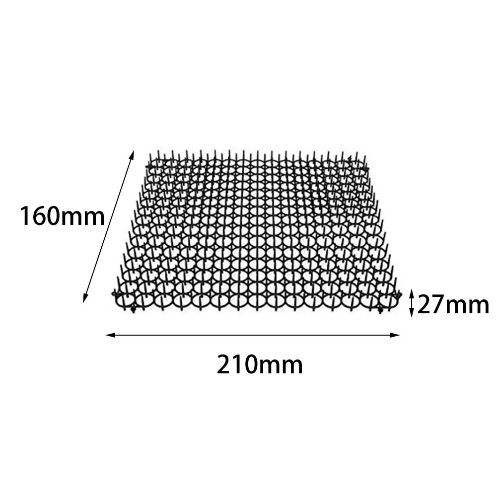 5 шт. отпугиватель насекомых Зеленый Садовый пластиковый коврик против кошек