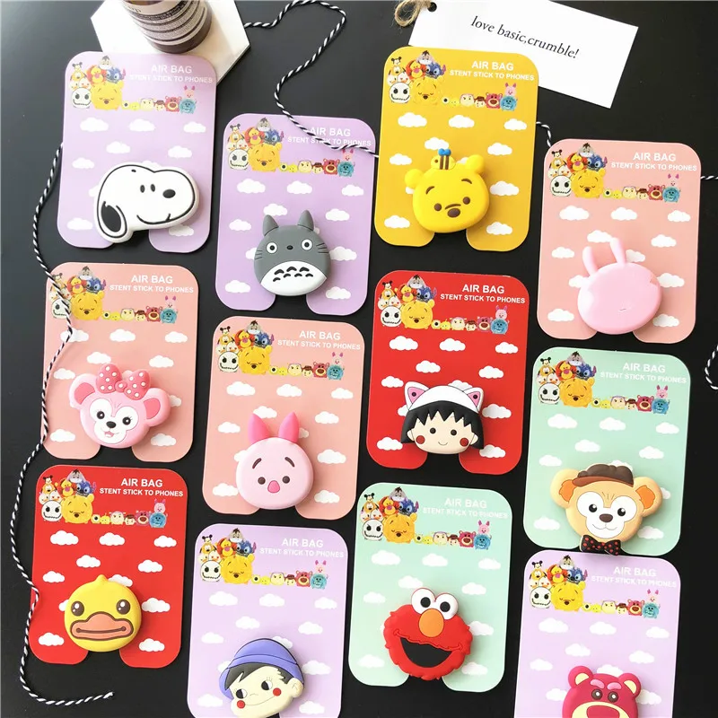 Милый Duffy Totoro Piglet Sullivan Monsters мультяшная подставка для мобильного телефона