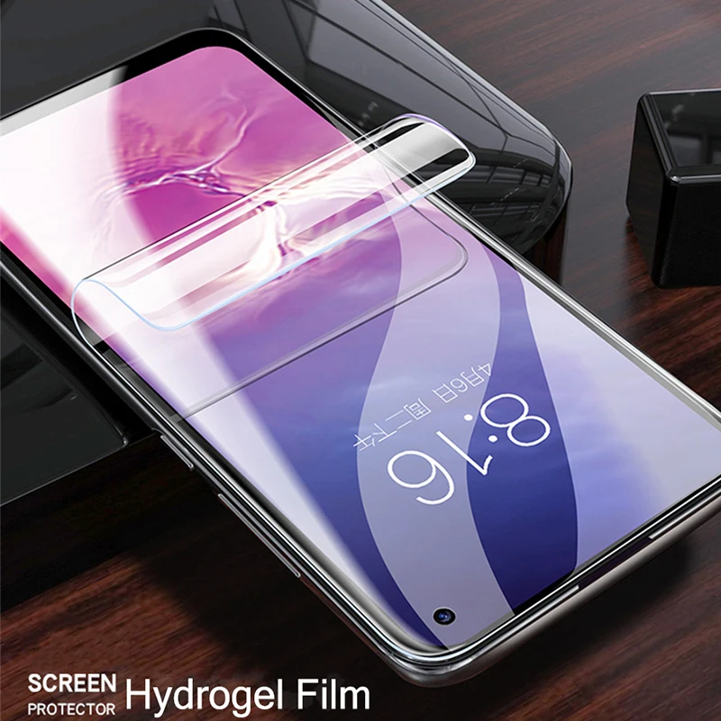 Для Samsung Galaxy S10 S9 Plus Note 10 Pro 9 8 S7 Edge Lite Гидрогелевая пленка для защиты экрана A50 A80 A60