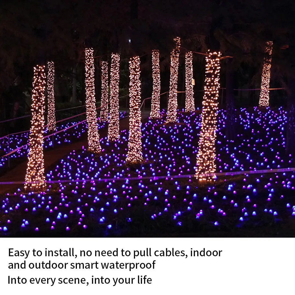 

LED Solar String Light Garden Decoration Mushroom Lights IP65 Waterproof Garland Patio Decor Outdoor Solar Lights Fairy Light
