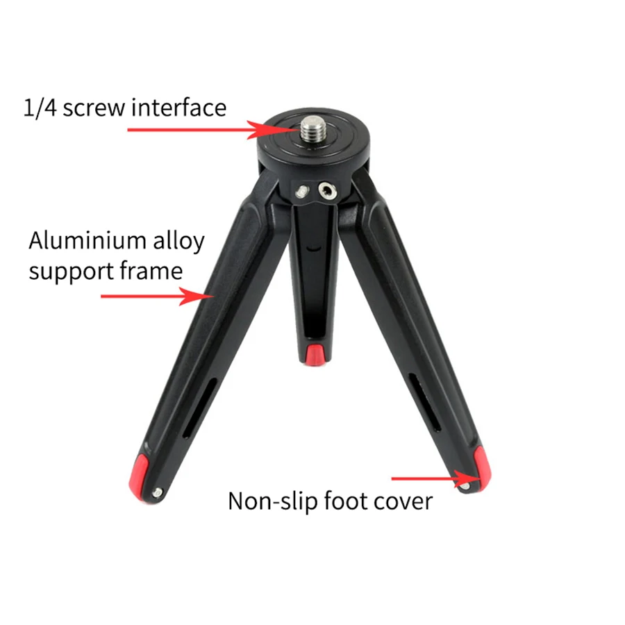 Металлический штатив для мини камеры MAMEN с винтовым креплением 1/4 дюйма нагрузка