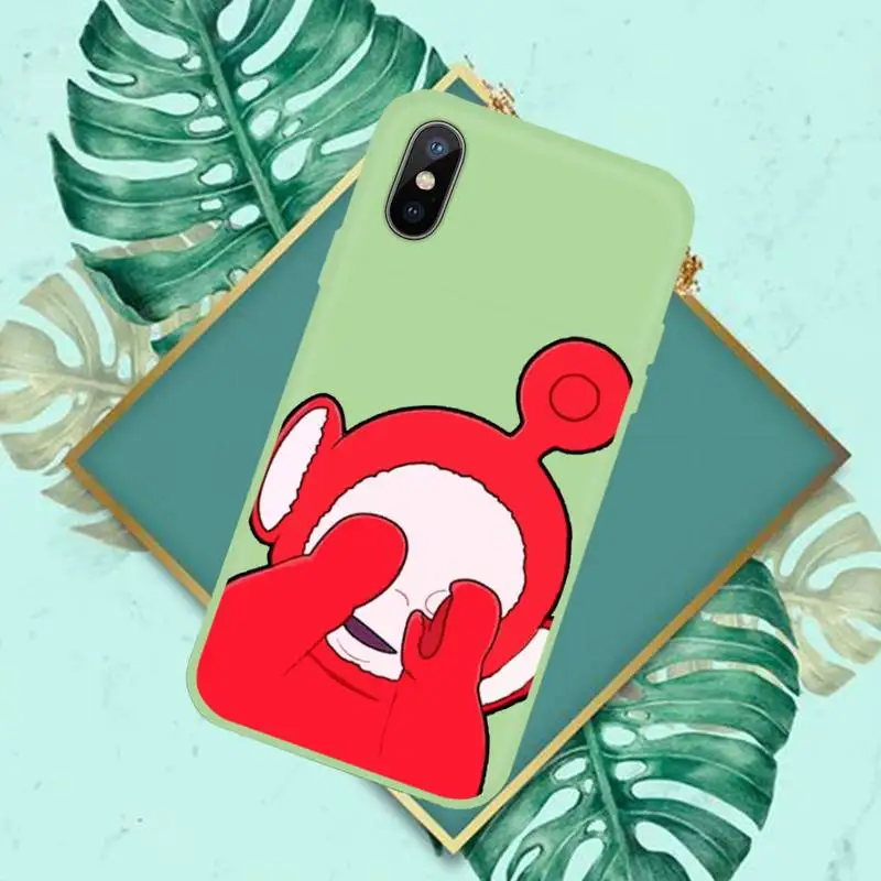 

Teletubbies fundas case for airpods Phone Case Candy Color for iPhone 6 7 8 11 12 s mini pro X XS XR MAX Plus