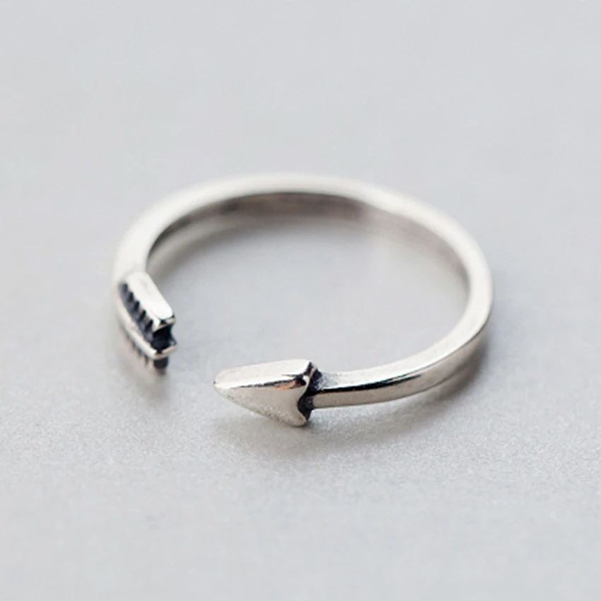 Регулируемые кольца со стрелами Купидона для мужчин и женщин минималистичное