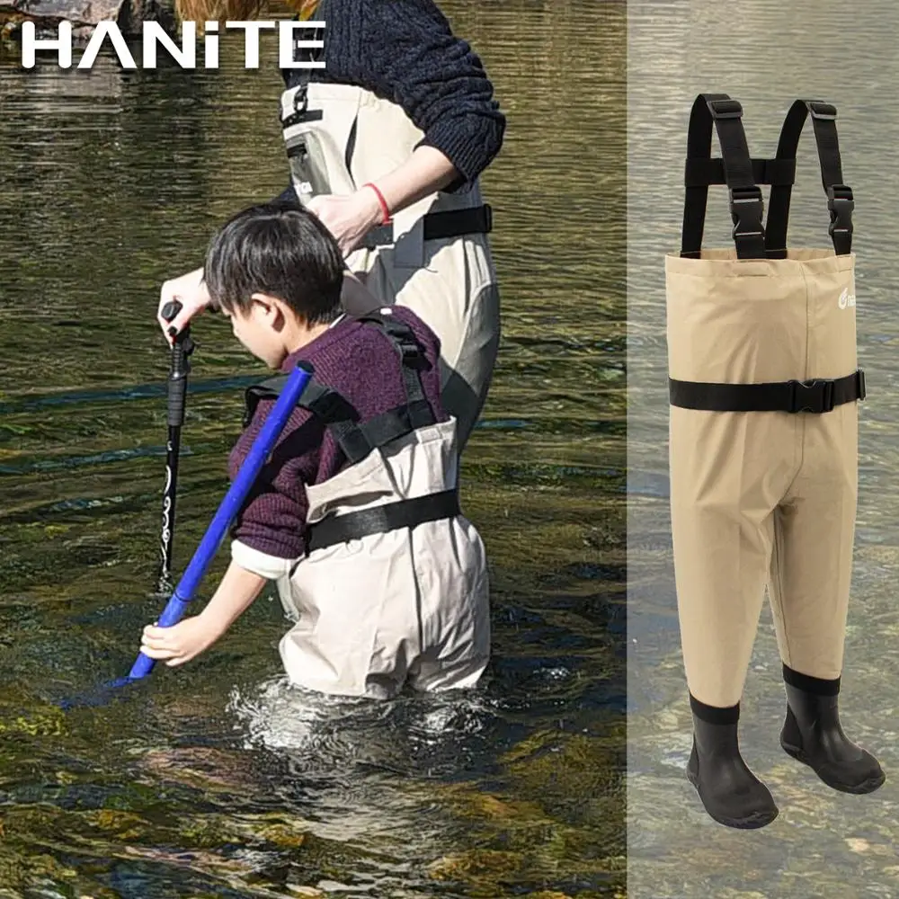 HANITE/Детские Водонепроницаемые комбинезоны штаны с нескользящей подошвой для
