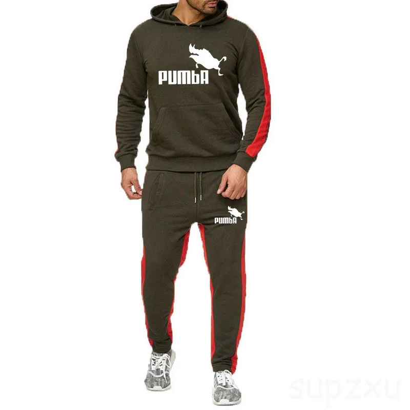 

New 2021 free shipping men's sportswear men's sportswear men's sportswear Puba Hoodie + sportswear men's suspenders