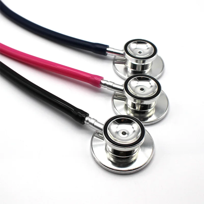 Многоцветный медицинский стетоскоп двусторонний портативное бытовое