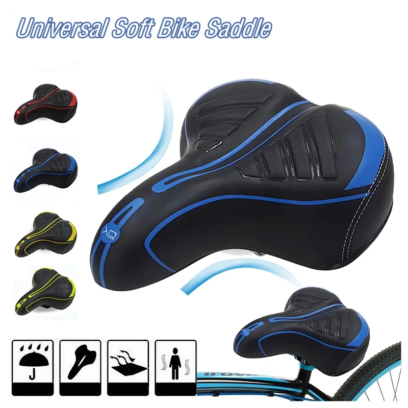 

Кожаное амортизирующее седло для горного велосипеда, Велосипедное Сиденье для горного велосипеда, подушка для сиденья, оборудование для ве...